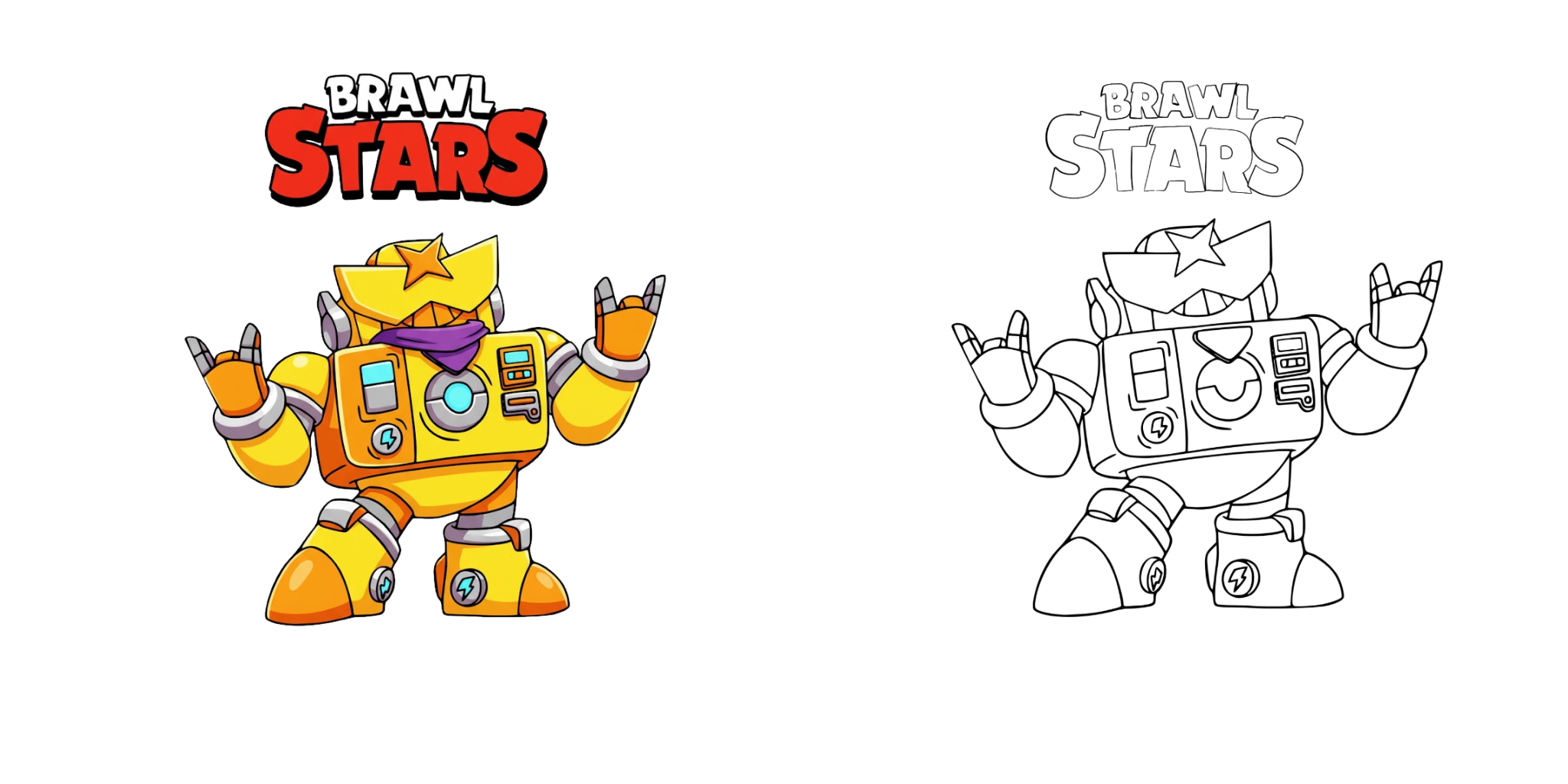 Brawl Stars Da Colorare
